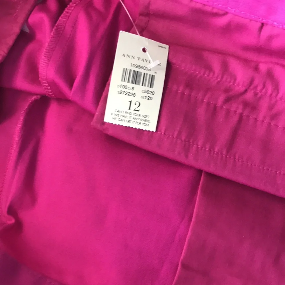 Ann Taylor Size Zip Cotton Shorts NWT